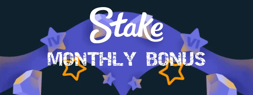 ежемесячный бонус Stake Casino